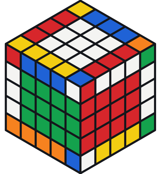 3. Kanten gepaart: jetzt wie ein 3x3 lösen